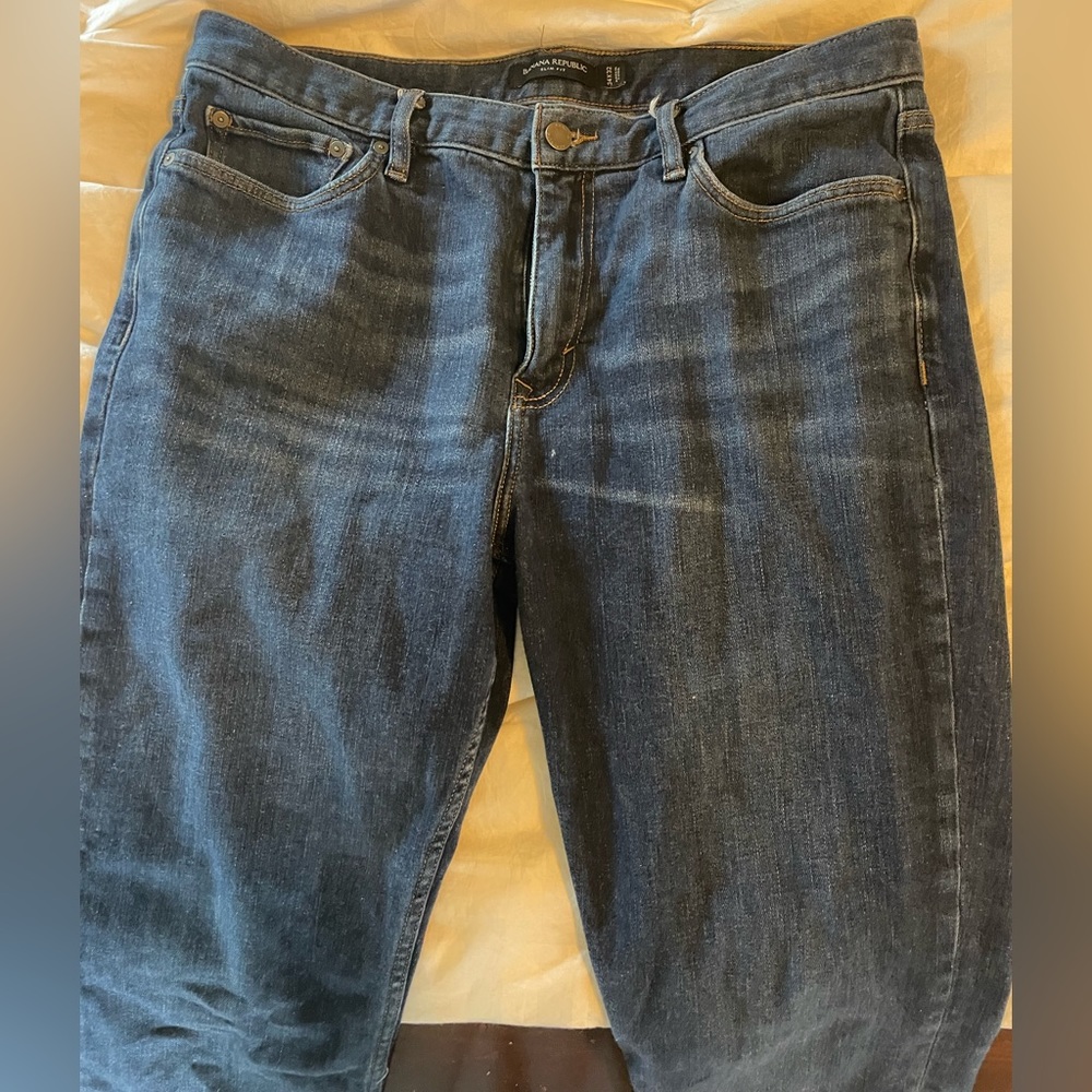 Banana Republic Men’s Slim Fit 34x 32 HEMMED
